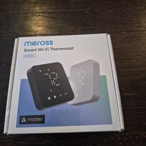 Meross MTS300 Smart Thermostat for Home, WiFi, Matter, Alexa, Google Color White